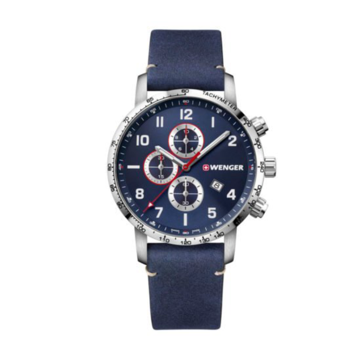 Attitude Chrono Esfera Azul Correa Piel Azul