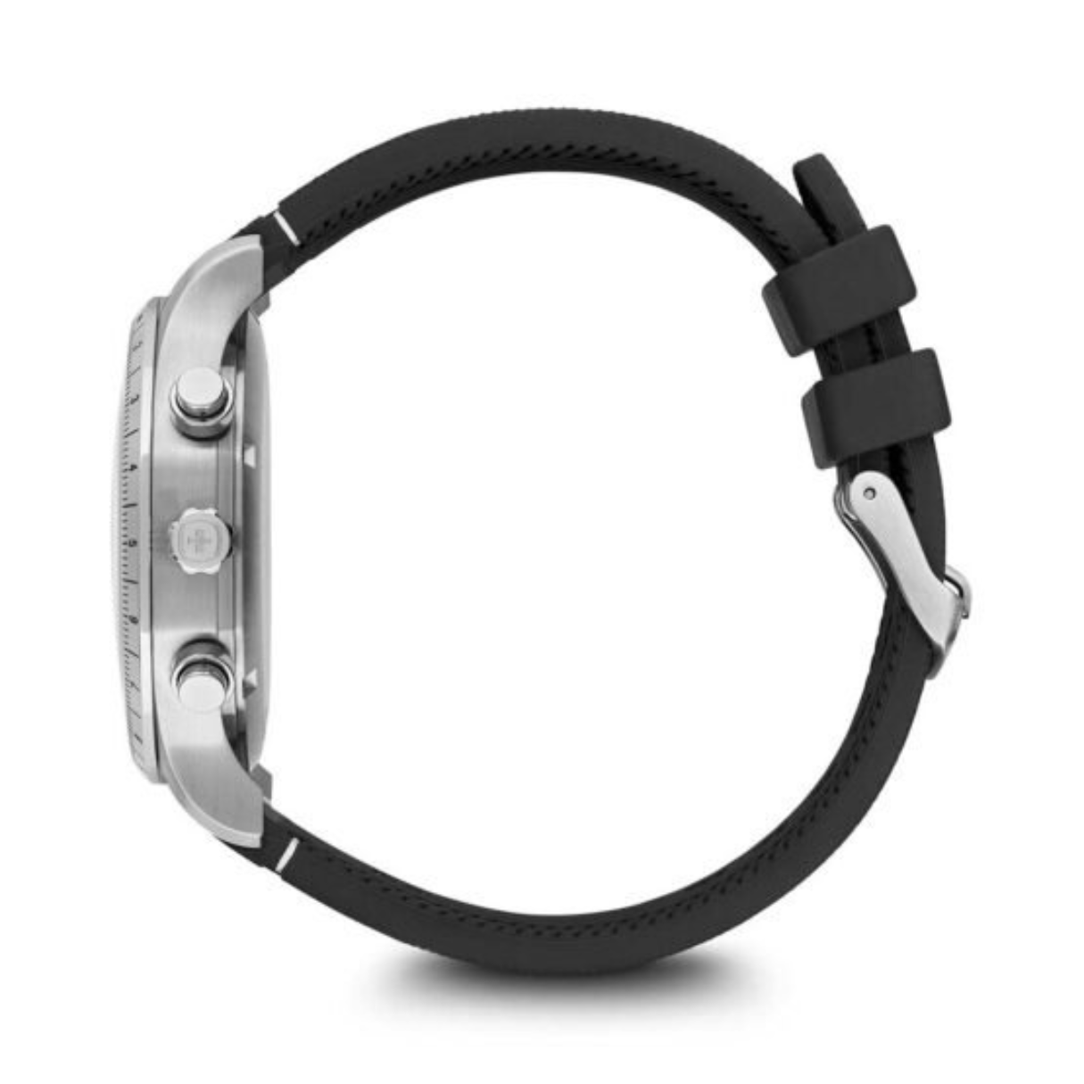 Attitude Chrono Esfera Negra Correa Silicón Negro