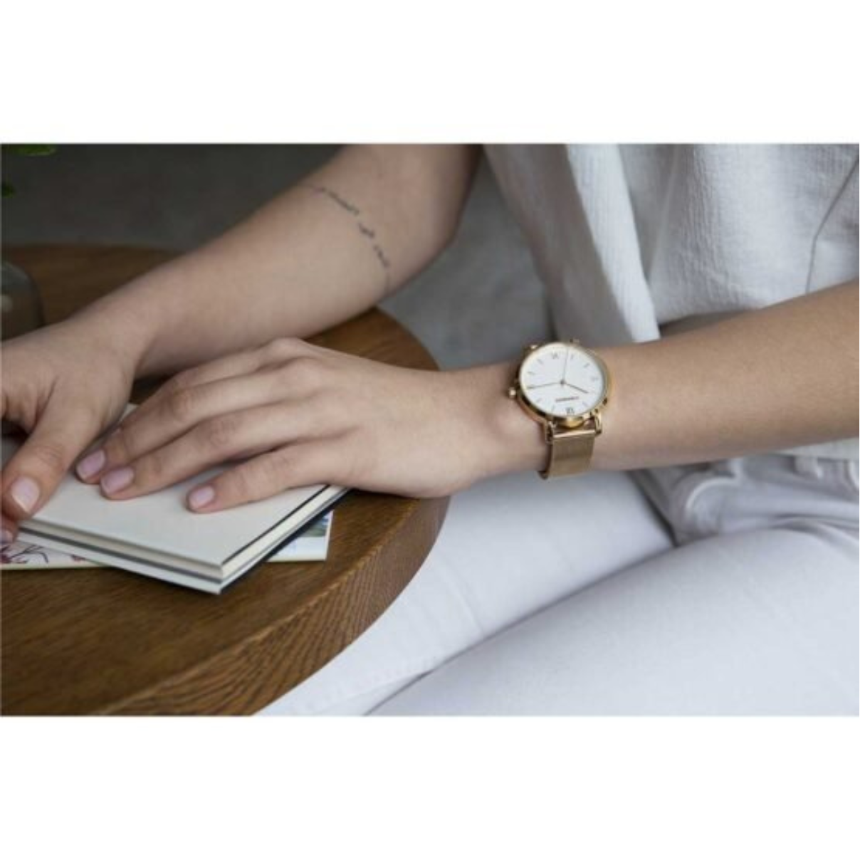 Metropolitan Donnissima Esfera Blanco Correa Dorada