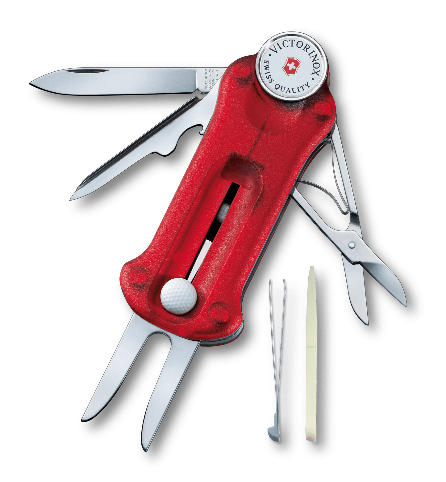 Victorinox Golf Tool en rojo translúcido - 0.7052.T