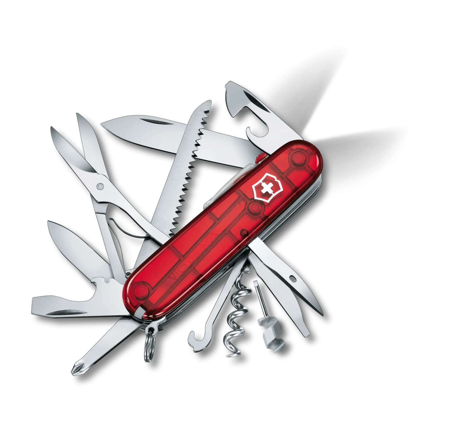 Victorinox Huntsman Lite en rojo translúcido - 1.7915.T