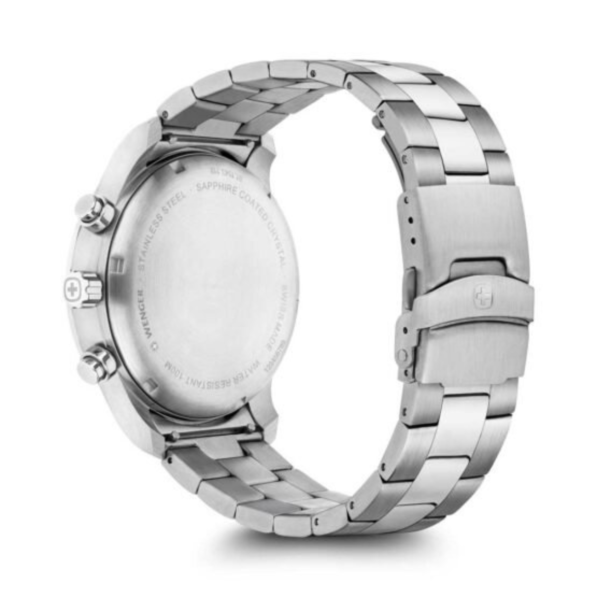 Attitude Chrono Esfera Azul Correa Acero Plateado