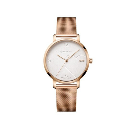 Metropolitan Donnissima Esfera Blanco Plateado Correa Dorada