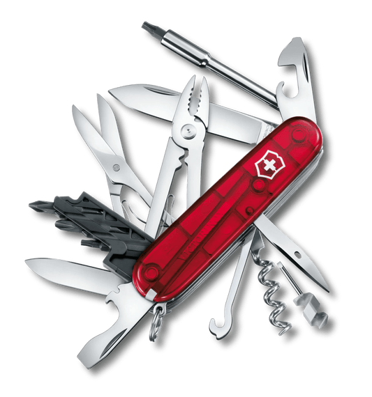 Cyber Tool M en rojo translúcido - 1.7725.T