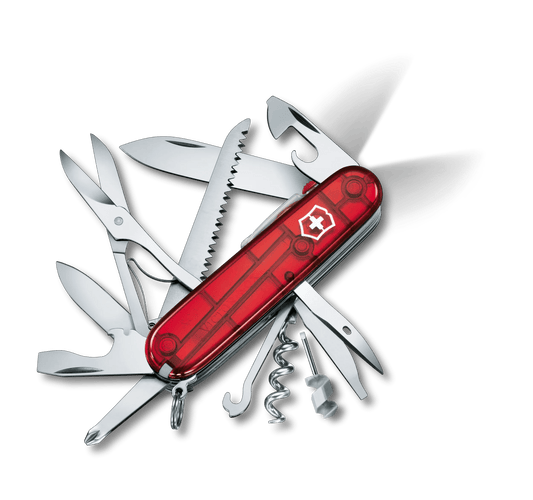 Victorinox Huntsman Lite en rojo translúcido - 1.7915.T